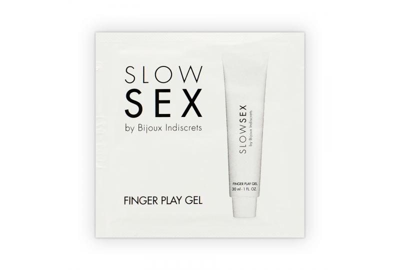 slow sex gel de masaje con dedos finger play monodosis