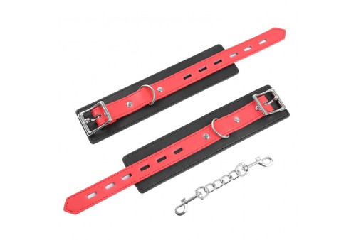 ohmama fetish lock buckle wrist restraints