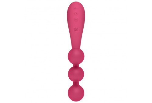 satisfyer tri ball 1 multi vibrador rojo