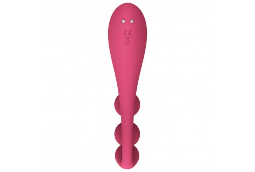 satisfyer tri ball 1 multi vibrador rojo