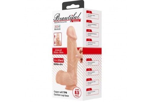 beautiful encounter bahamut dildo realistico flexible 218 cm natural