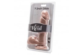 get real dildo 18 cm con testiculos natural