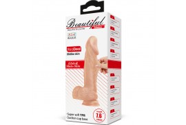 beautiful encounter zebulon dildo realistico flexible 194 cm natural