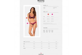 obsessive rosenty set dos piezas xs s