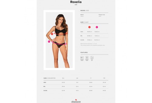 obsessive roxelia set dos piezas xs s