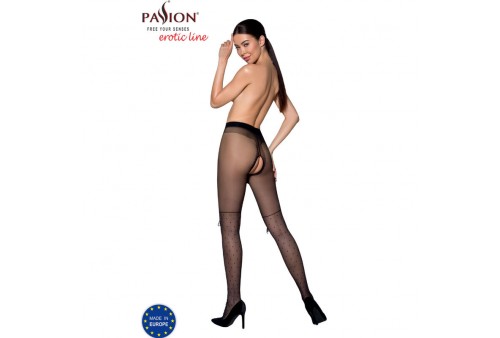 passion tiopen 009 medias negro 1 2 20 den