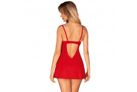 obsessive ingridia chemise tanga rojo xs s