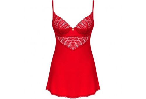 obsessive ingridia chemise tanga rojo xs s