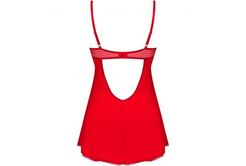 obsessive ingridia chemise tanga rojo xs s