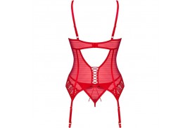 obsessive ingridia corset tanga rojo xs s