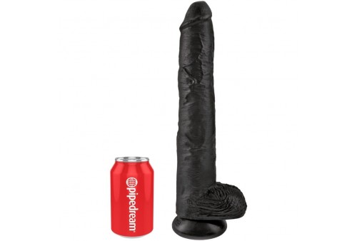 king cock pene realistico con testiculos 305 cm negro