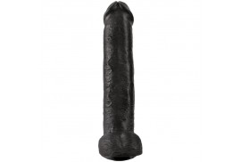 king cock pene realistico con testiculos 342 cm negro