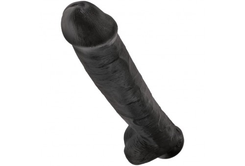 king cock pene realistico con testiculos 342 cm negro