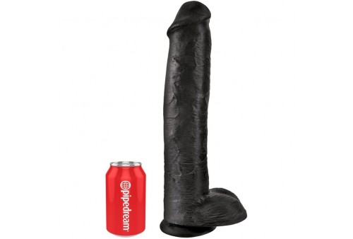 king cock pene realistico con testiculos 342 cm negro