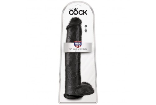 king cock pene realistico con testiculos 342 cm negro