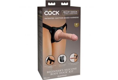 king cock elite arnes ajustable para principiantes con dildo 152 cm