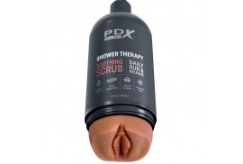 pdx plus masturbador stroker diseño discreto de bote champu soothing scrub caramelo