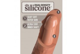 king cock elite dildo realistico silicona 203 cm caramelo