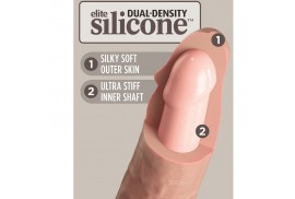 king cock elite dildo realistico silicona 23 cm