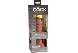 king cock elite dildo realistico vibrador silicona 152 cm caramelo