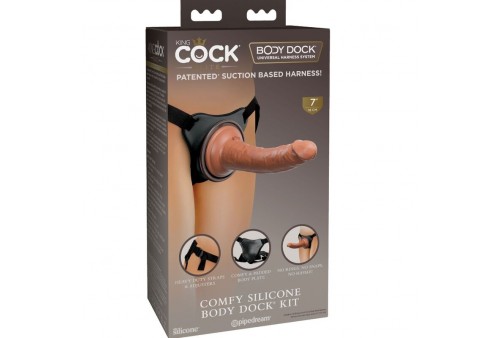 king cock elite arnes ajustable confortable con dildo 178 cm