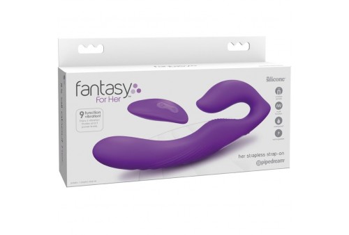 fantasy for her vibrador doble penetracion control remoto 9 niveles violeta