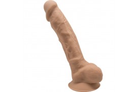 silexd modelo 1 pene realistico silicona premium silexpan caramelo 23 cm