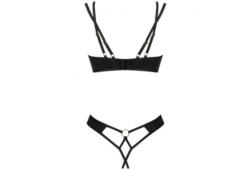 obsessive nesari set dos piezas crotchless m l