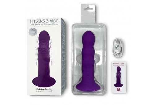 adrien lastic hitsens vibe 3 dildo silicona violeta