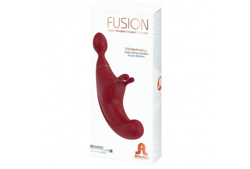 adrien lastic fusion triple estimulador clitoris g spot rojo