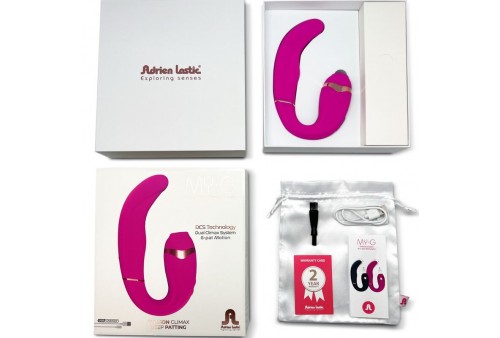 adrien lastic myg succionador clitoris y estimulador g spot rosa