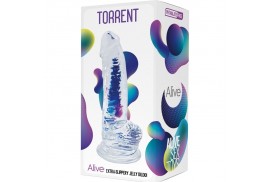 alive torrent pene realistico transparente 206 cm