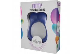 alive nutty anillo vibrador azul