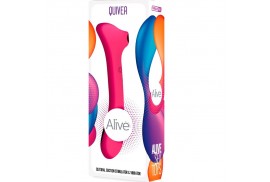 alive quiver succionador vibrador fucsia