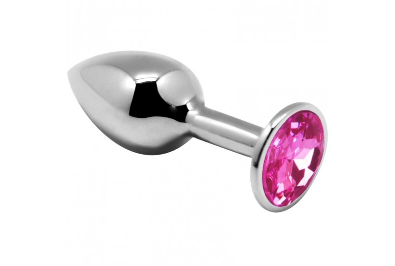 alive anal pleasure mini plug metal rosa talla s