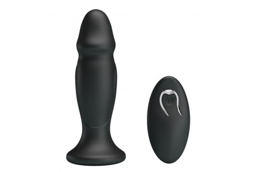 mr play plug anal con vibracion negro control remoto