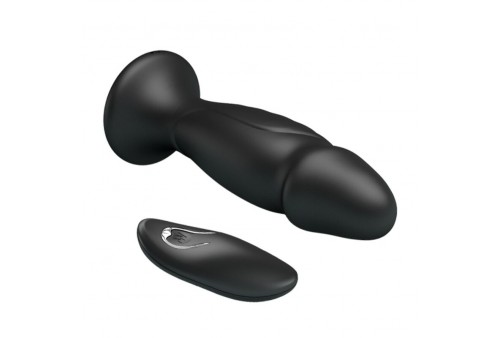 mr play plug anal con vibracion negro control remoto