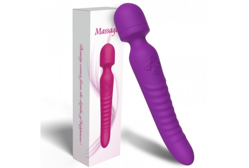 armony mission masajeador vibrador efecto calor violeta