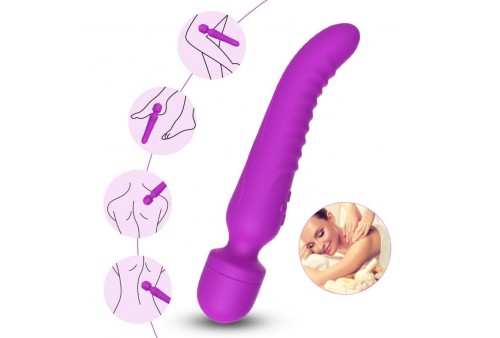 armony mission masajeador vibrador efecto calor violeta