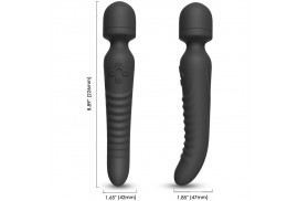 armony mission masajeador vibrador efecto calor negro