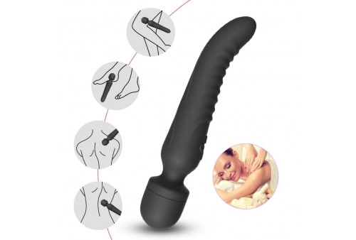 armony mission masajeador vibrador efecto calor negro