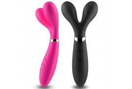 armony y wand masajeador vibrador cabeza doble fucsia