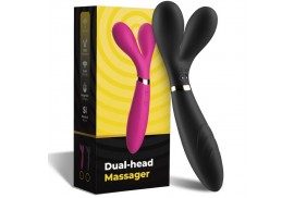 armony y wand masajeador vibrador cabeza doble negro