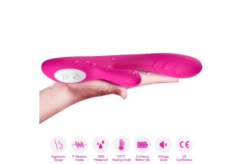 armony spark vibrador efecto calor fucsia