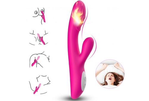 armony spark vibrador efecto calor fucsia