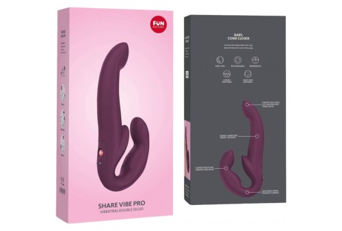 fun factory share vibe pro vibrador doble granate