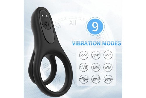 armony doble anillo vibrador negro