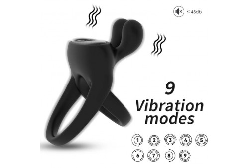 armony anillo vibrador rabbit negro