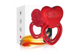 armony anillo vibrador corazón rojo