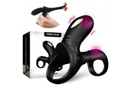 armony ranger anillo doble vibrador pareja negro